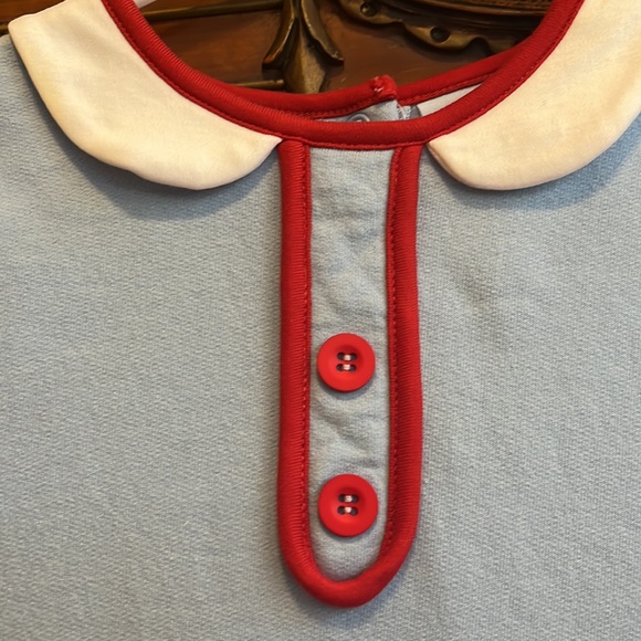 Bella Bliss Little Girl’s Carly Collared Long Sleeve Dress Size 5 - Picture 2 of 6